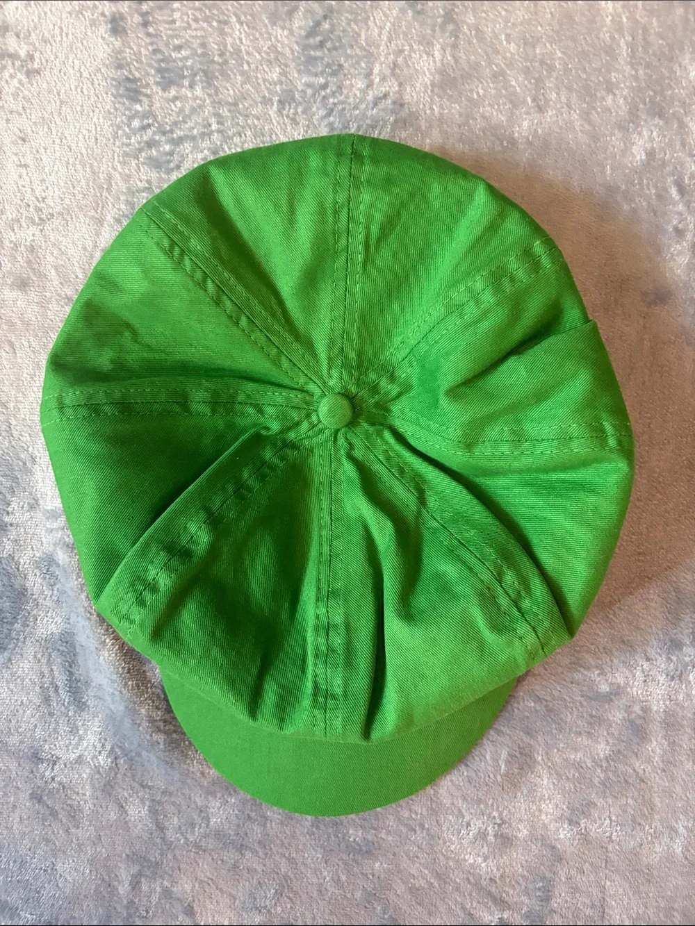 Green Men's Cotton Newsboy Cap - Classic Casual Hat